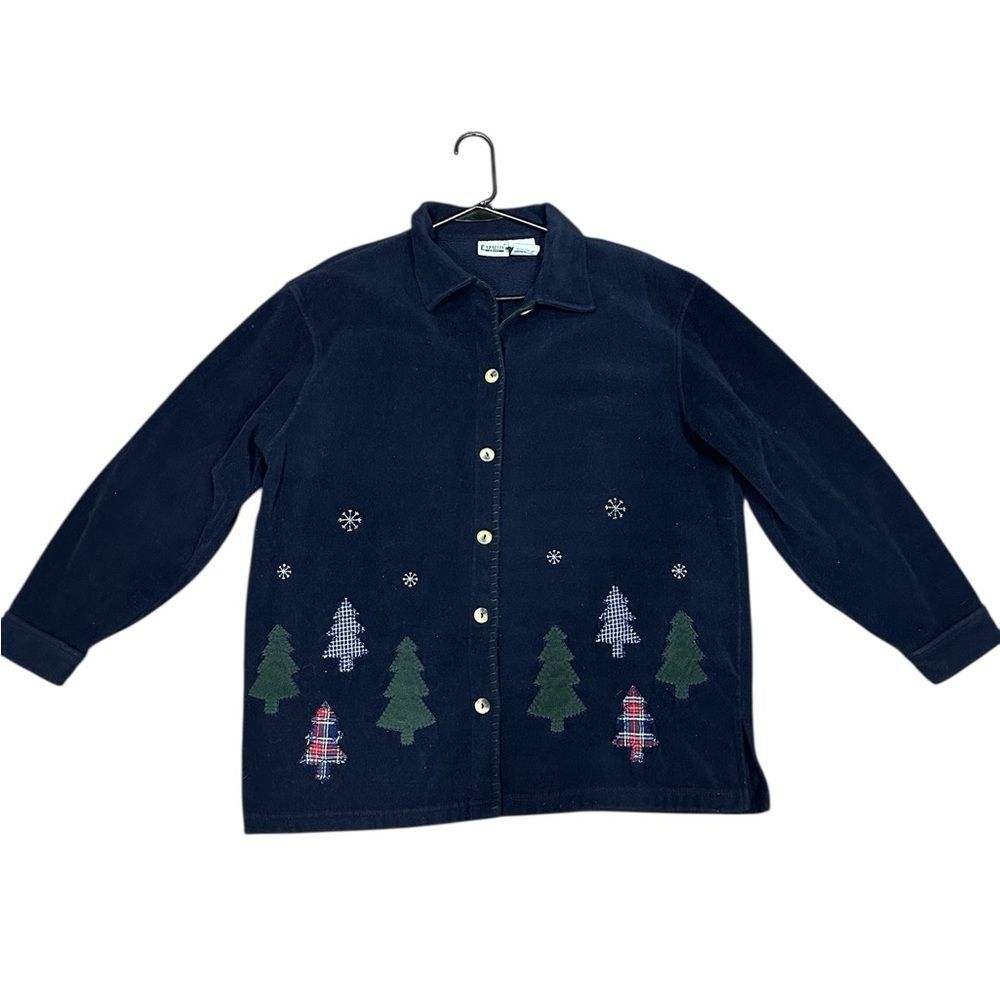 🎄Vintage Capacity Knit Christmas Cardigan Women’s Size Small‎ - EUC ❄️